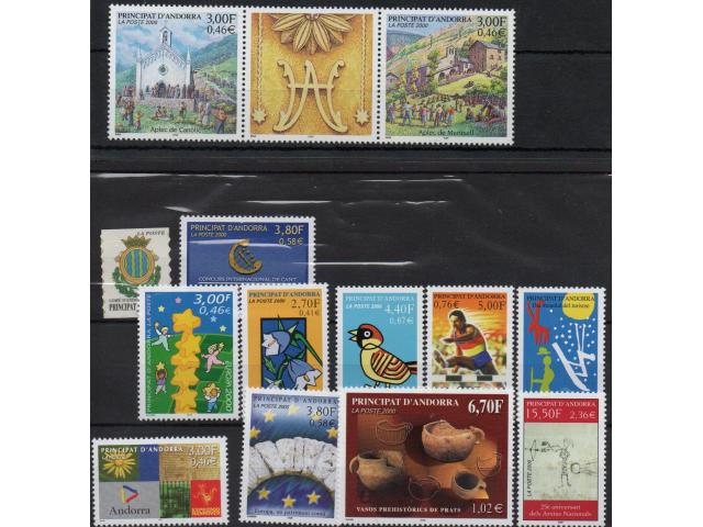 Photo Timbres d' Andorre années complètes image 4/6