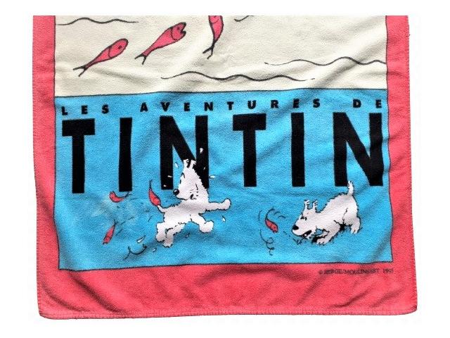 Photo Tintin et Milou ~ serviette de bain + trousse toilette ~ Hergé image 4/6