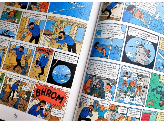 Photo Tintin ✅ Affiche XL couleurs d'HERGE ~ 70 x 50 cm image 4/5