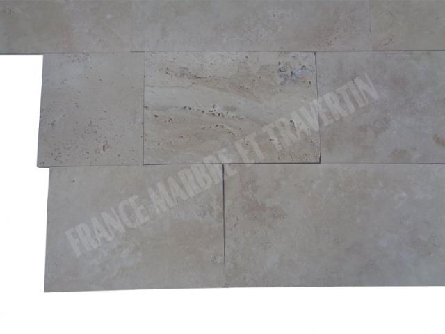 Photo Travertin Beige Clair Bande Libre image 4/5