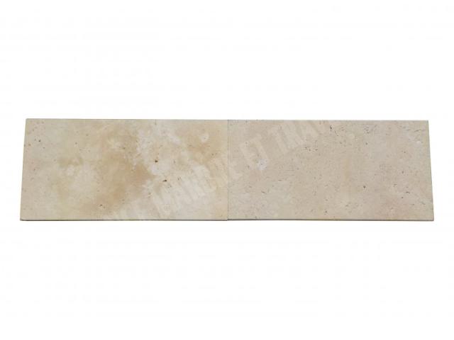 Photo Travertin Beige Clair Margelle de Piscine 2 Bord Chanfreiné 30,5x61 cm image 4/5
