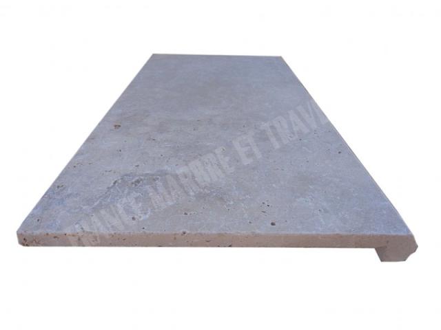 Photo Travertin Beige Nez de Marche Arrondi 30,5x61 cm image 4/5