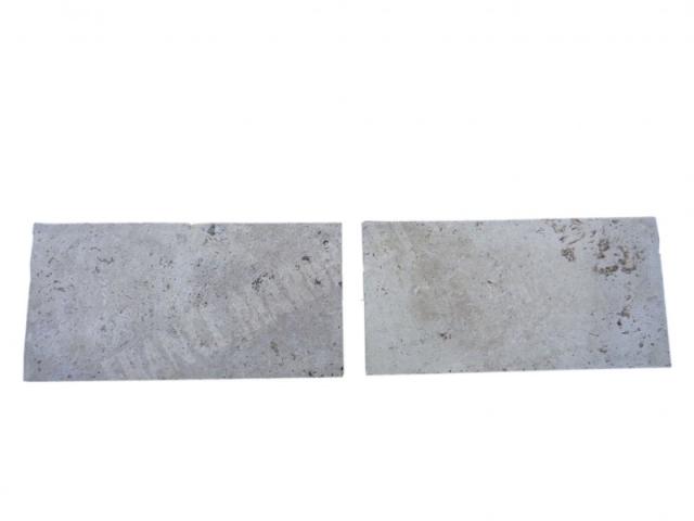 Photo Travertin Beige Nuancé Margelle de Piscine Bord Droit 30,5x61 cm image 4/5