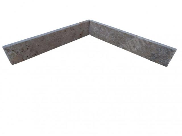 Photo Travertin Beige Plinthe 40,6x7,5 cm rustique image 4/5