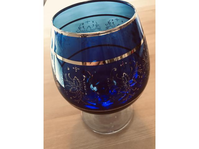 Photo vase opaline ( bleu ) image 4/4