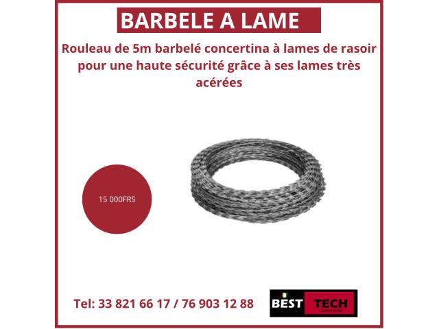 Photo VENTE ET INSTALLATION DES ROULEAUX DE  BARBELES A LAME / A FIL image 4/5