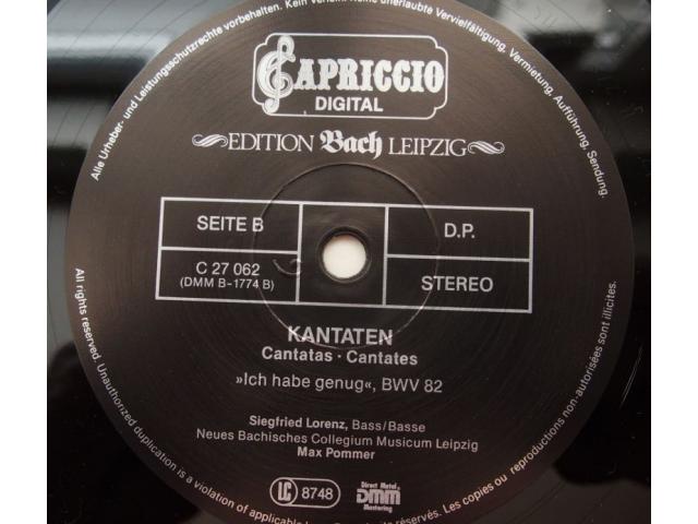 Photo Vinyl CANTATES BWW 56 et 82  BACH image 4/6