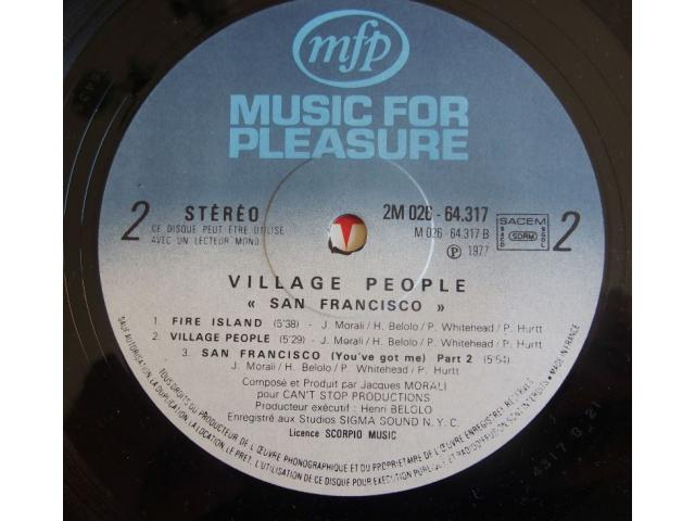 Photo Vinyl VILLAGE PEOPLE image 4/4