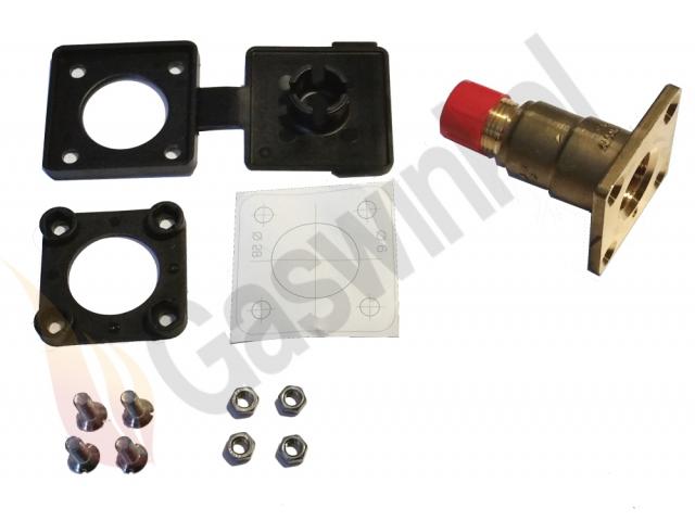 Photo 2 bouteilles GPL Aluminium multivalve avec double kit de remplissage image 5/6
