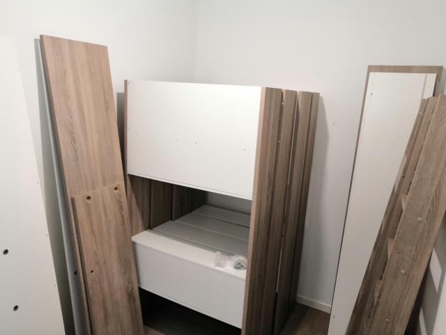 Photo 2 Lits mezzanine blanc bois avec bureau neufs image 5/5