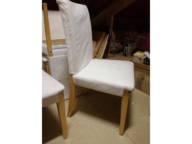 Photo 6 chaises Ikea blanches image 5/6