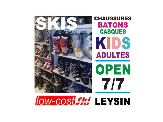 Photo 600 paires de chaussures de ski kids, ado, adultes image 5/6