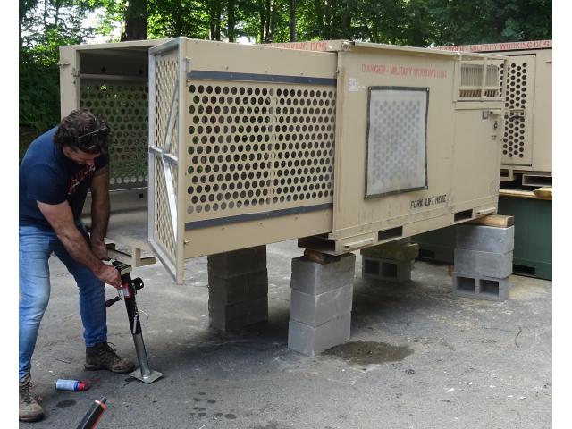 Photo A vendre Box de transport pour chiens US army Climatisé et chauffé image 5/6