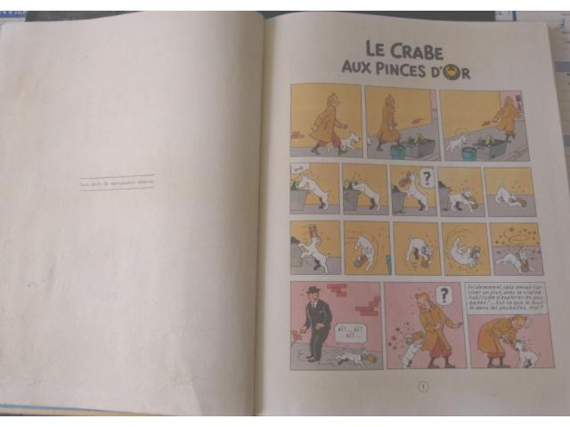 Photo ALBUM  TINTIN  LE CRABE   EO 1943 A 22 image 5/6