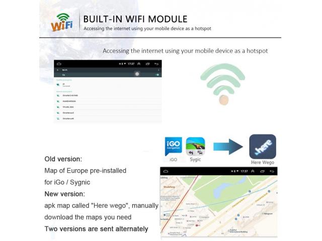 Photo Android Autoradio 1Din GPS du monde! Tactile Bluetooth WiFi image 5/6
