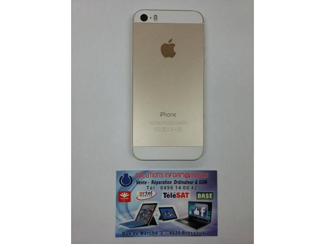 Photo Apple iPhone 5S Gold 16Gb d'occasion image 5/5