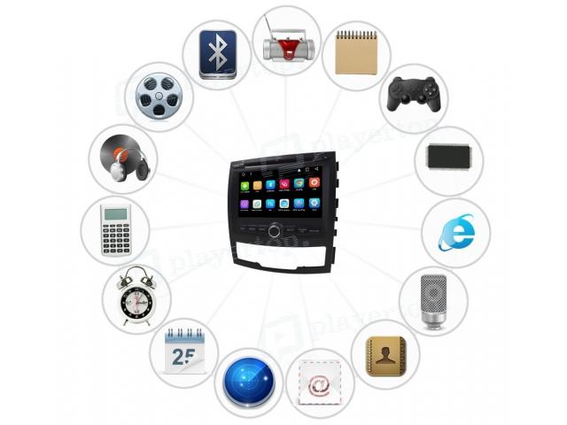 Photo AUTORADIO SSANGYONG KORANDO GPS ANDROID image 5/6