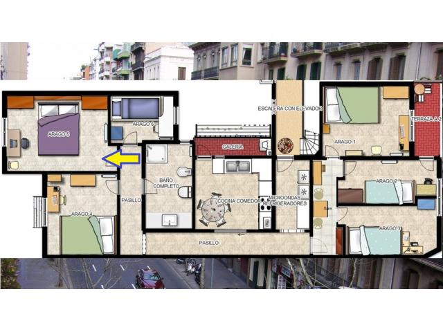 Photo Barcelone central chambre au colocation pour etudien ou stage du travaille. image 5/6
