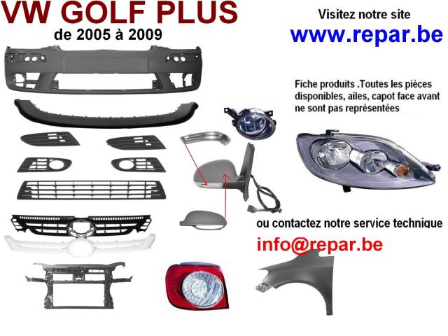 Photo bouclier VW TOURAN   REPAR.BE    TECHNICAR image 5/6
