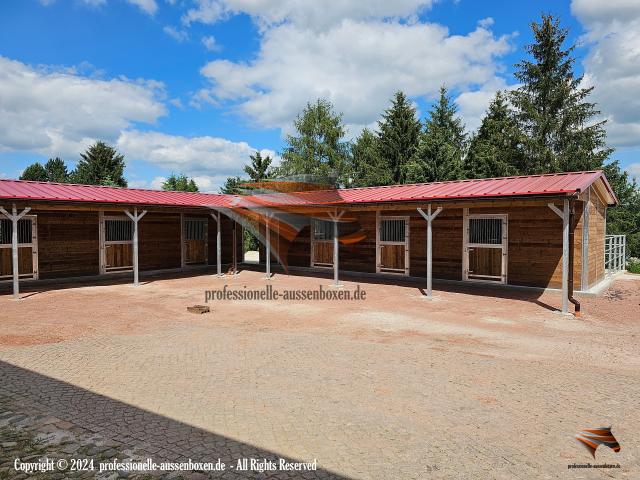 Photo Box Extérieur Pour Chevaux - Boxe Extérieur Équestre Top Abris Chevaux image 5/6