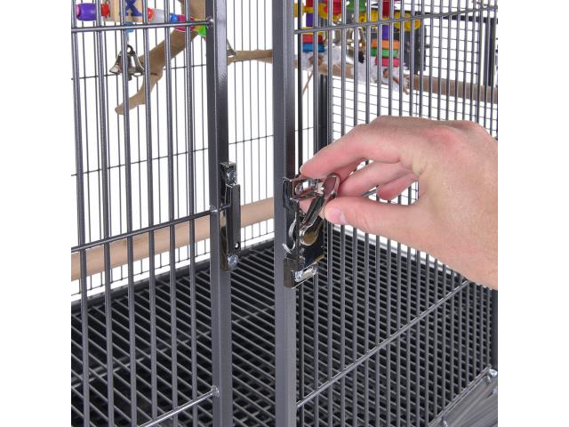 Photo Cage Nashville anthracite voliere inseparable cage canari cage pinson voliere mandarin voliere calop image 5/6