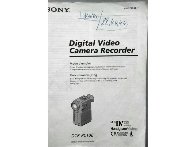 Photo Caméra Vidéo Stéréo Sony Digital HandyCam Vision DCR-PC10E image 5/6
