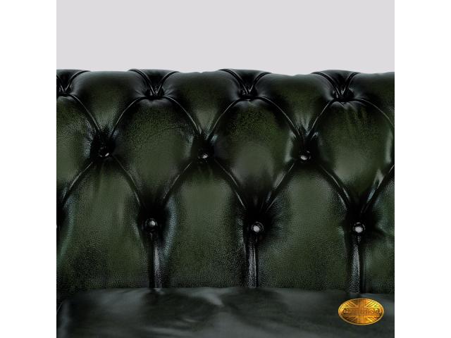 Photo Canapé Chesterfield Brighton FT 2 places Antique Vert image 5/6