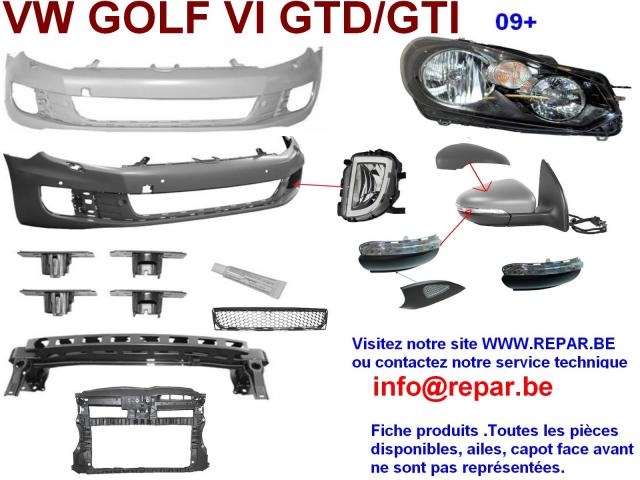 Photo capot VW GOLF 5   REPAR.BE    TECHNICAR image 5/6