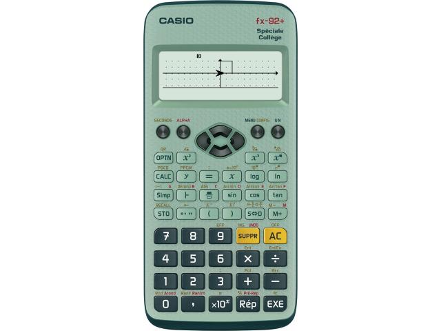 Photo Casio FX-92+ Calculatrice scientifique Spéciale collège image 5/5