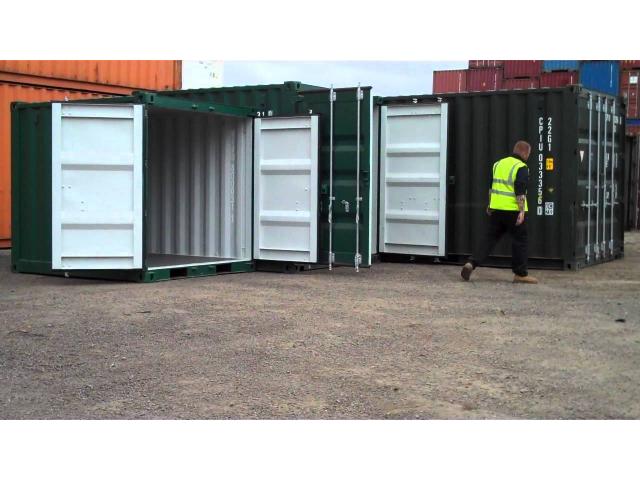 Photo Containers/conteneurs de stockages neufs et occasions avec rabat pour protection cadenas image 5/6