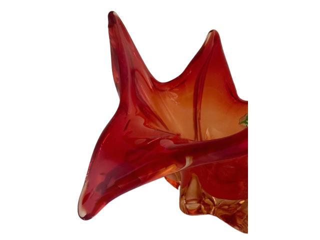 Photo Coupe en verre de Murano rouge image 5/6