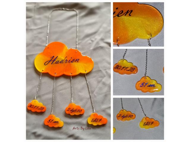 Photo Différents bijoux en résine fait main Gravure sur verre à la main image 5/6