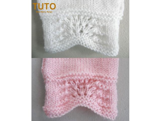 Photo Explication TUTO pantalon layette bébé tricot laine image 5/5