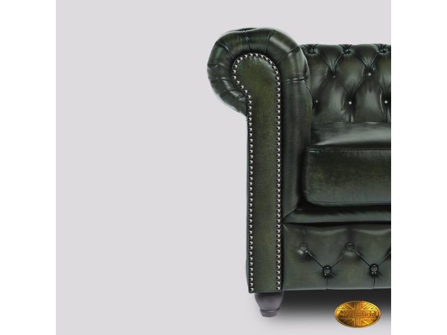 Photo Fauteuil Chesterfield Brighton FT Antique Vert image 5/6
