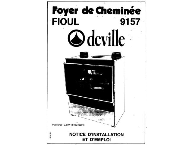 Photo Insert au mazout DEVILLE image 5/5