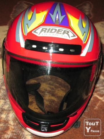 Photo Je vends mon casque moto marque RIDER HELMETS image 5/5