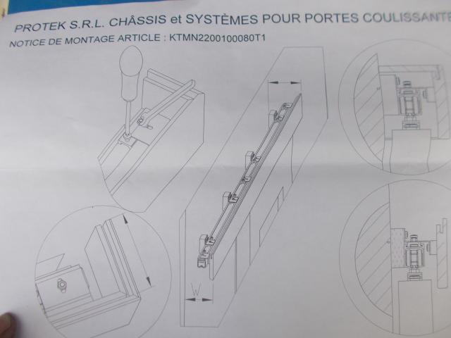 Photo kit coffre + rail alu coulissante nf faire prix image 5/6