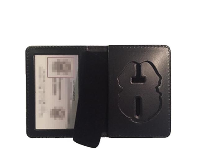 Photo Leather Badge Holder Wallet, Badge Holder Purse, Badge Wallet, ID Card Holder image 5/5