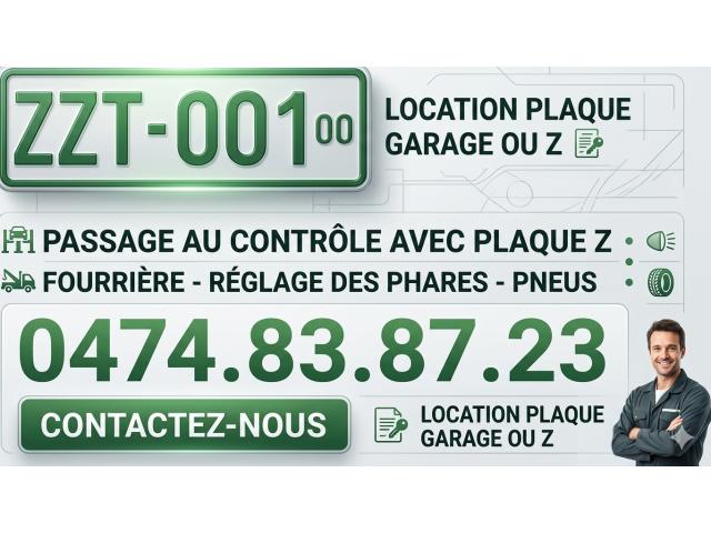 Photo LOCATION PLAQUE GARAGE POUR CONTROLE TECHNIQUE ET FOURRIERE image 5/5