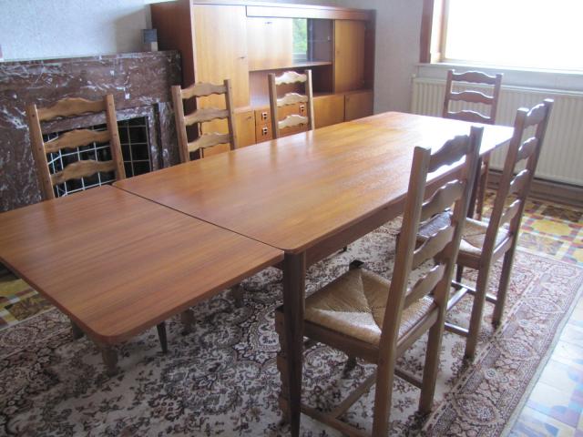 Photo meubles de salle à manger 1970 table et 6 chaises image 5/6