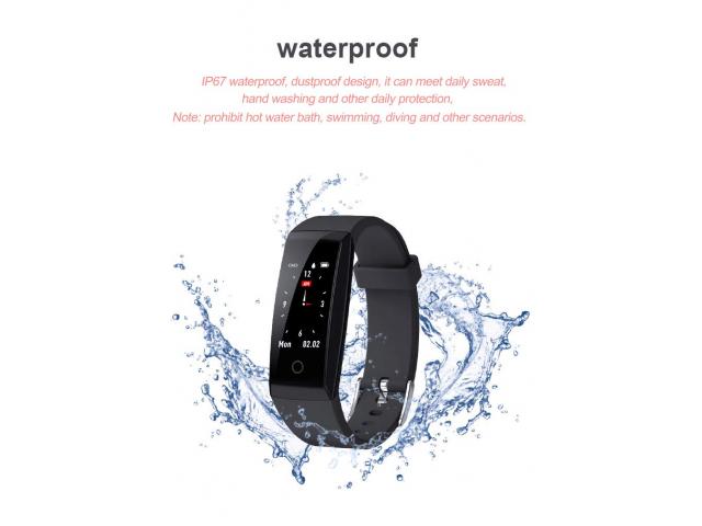 Photo Montre Connectée Cardiofréquencemètre Bracelet Connecté Podomètre GPS Fitn image 5/6