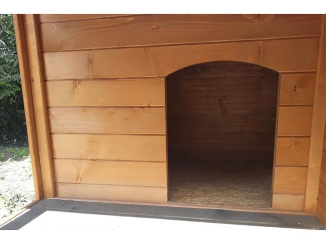 Photo Niche avec terrasse épicéa FSC niche bois niche en bois niche chat niche chien abri chien abri chat  image 5/5