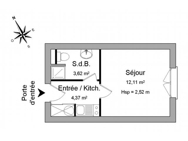 Photo Orléans centre studio meublé image 5/5