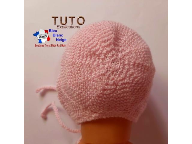 Photo Patron à tricoter modèle layette tricot bébé explications PDF image 5/6