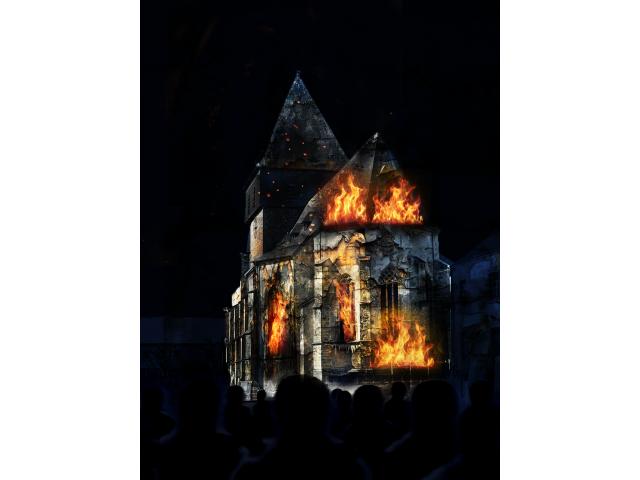 Photo Pôle Lumière - Spectacle monumental alliant artistes et vidéo-mapping image 5/6