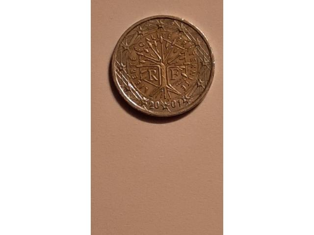 Photo Rare pièces de 2 Euros France. Arbre de vie RF 2001.Défauts + Fauté d'un Fer à  Cheval image 5/6