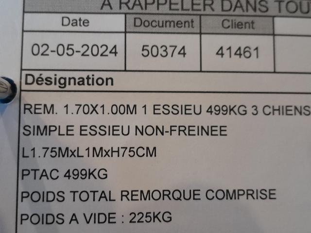 Photo Remorque  3 chiens image 5/6