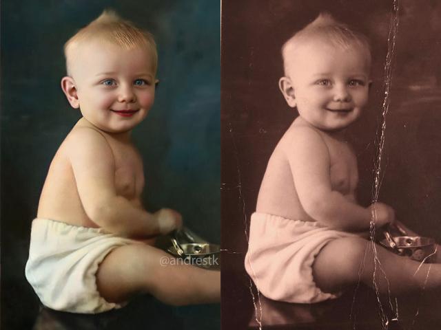 Photo Restauration d'anciennes photos d'une ancienne photo image 5/6