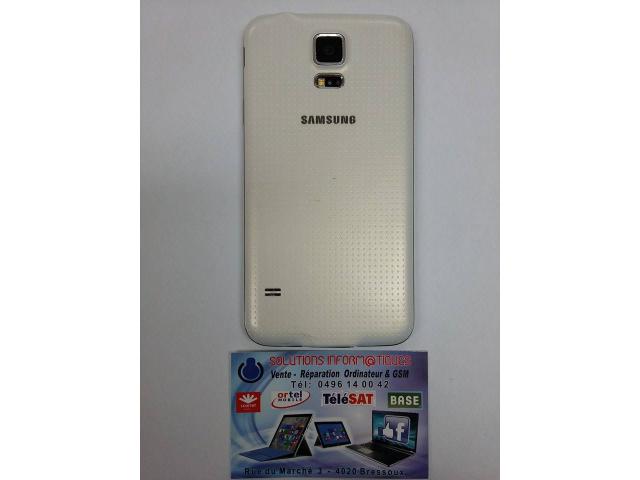 Photo Samsung Galaxy S5 Blanc d'occasion image 5/5