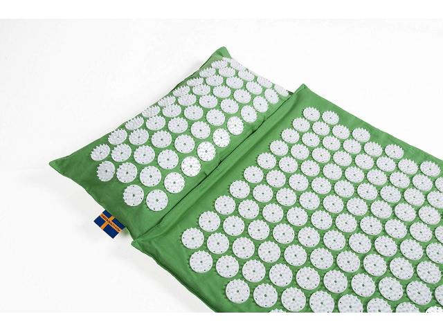 Photo Set Tapis et Coussin d’acupression épeautre ECO 100% Chauffante image 5/6